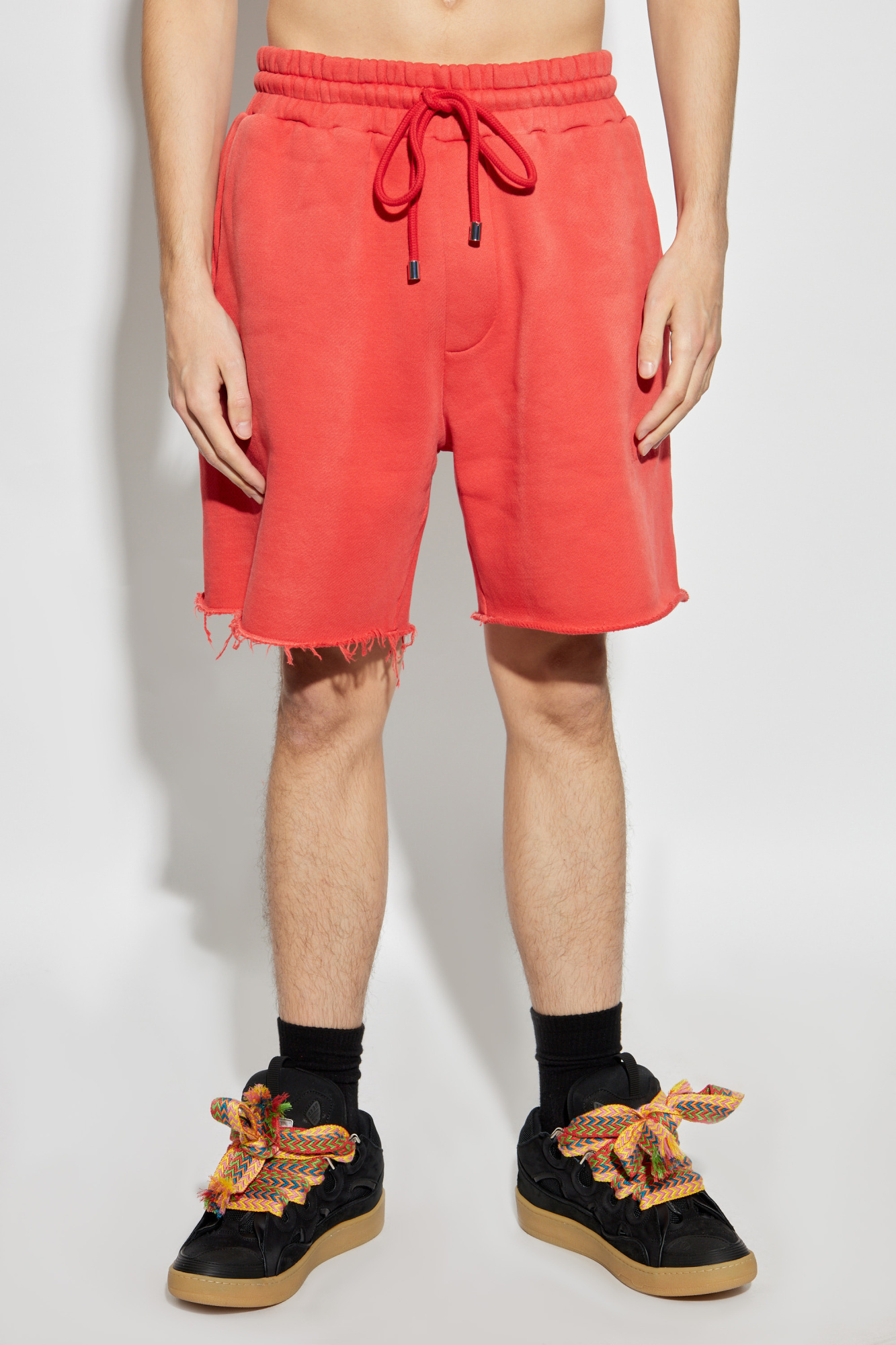 【関税込み】AMIRI オレンジ Saturday Night ショートパンツ Amiri Logo shorts | Men's Clothing | Vitkac